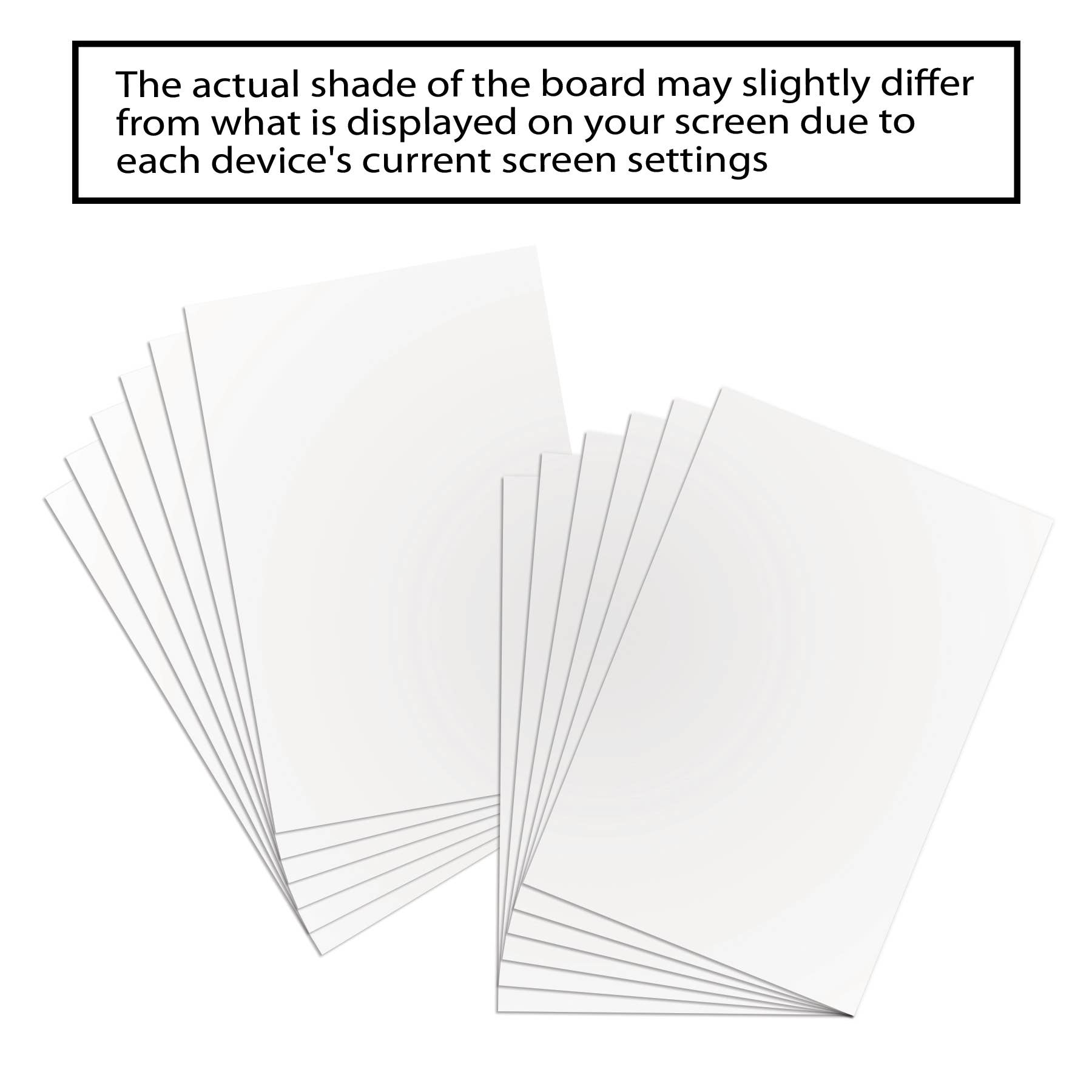 BAZIC Products - Wholesale Poster Board - 22" X 28" Poster Board - White (100 Sheet/Box)6