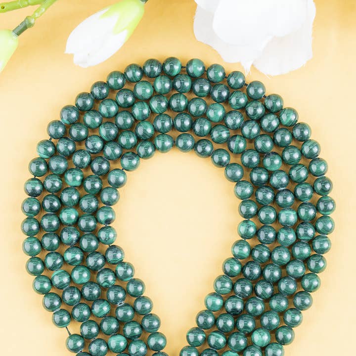 Soothing Crystals Beads – Missangas por atacado – Contas de Joalharia de Cristal | Malaquita | Contas de Pedras Preciosas10