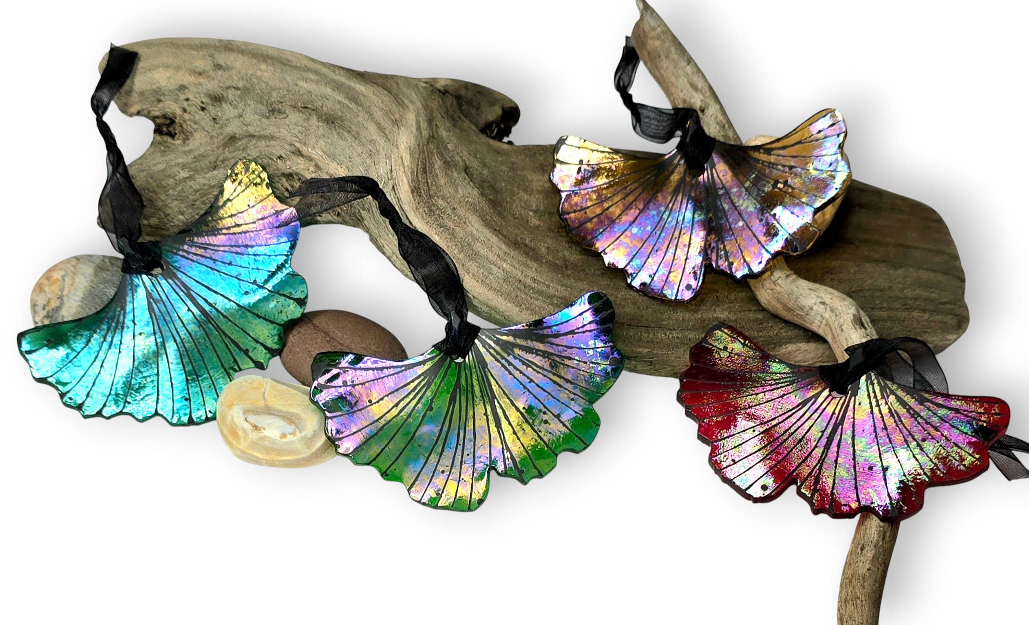 Laurel Grey Glassworks - Wholesale Ornament - Artisan Leaf Ornament Collection1