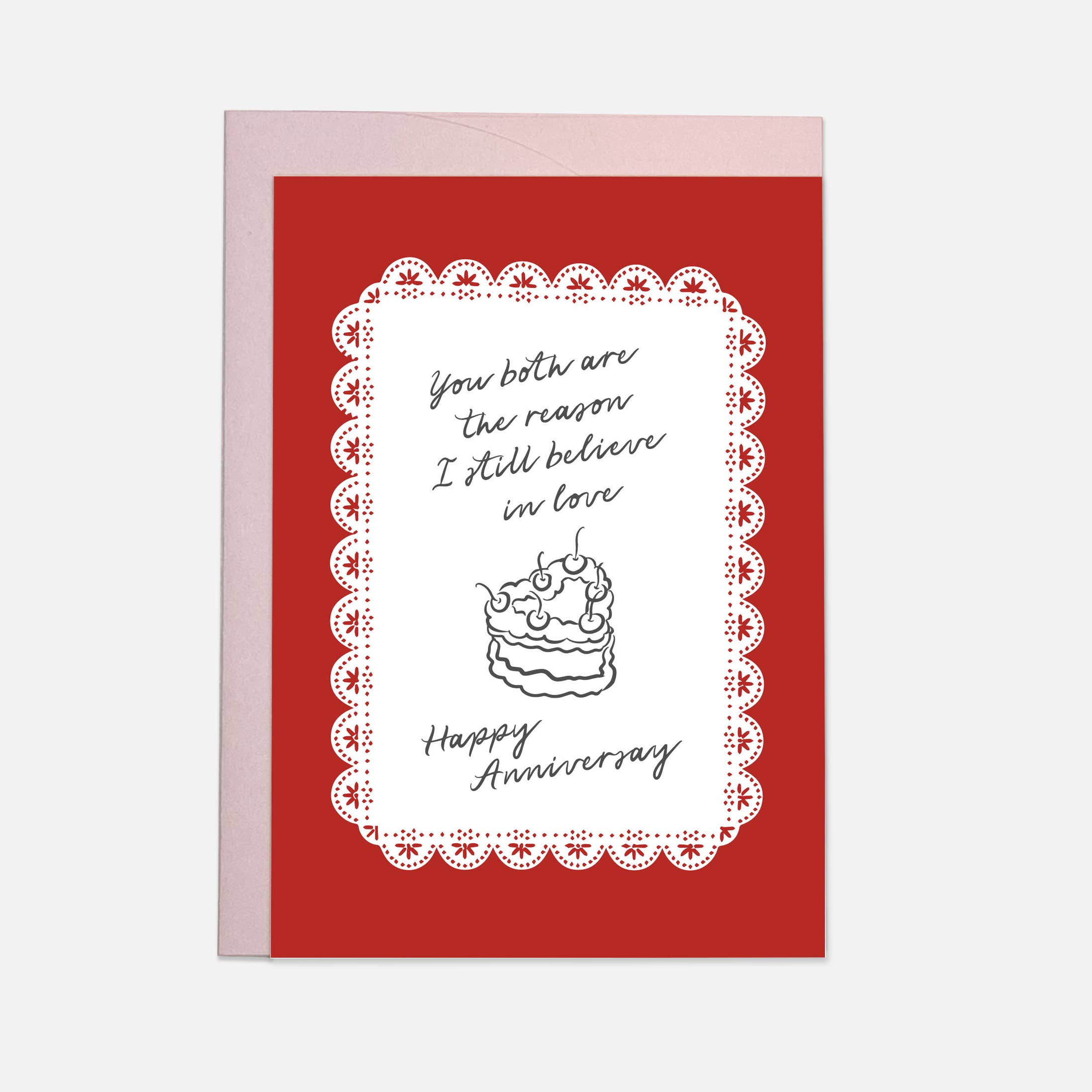 Kaart Blanche - Venta al por mayor Tarjetas de aniversario - Todavía creo - tarjeta de felicitación de moda (Copia)