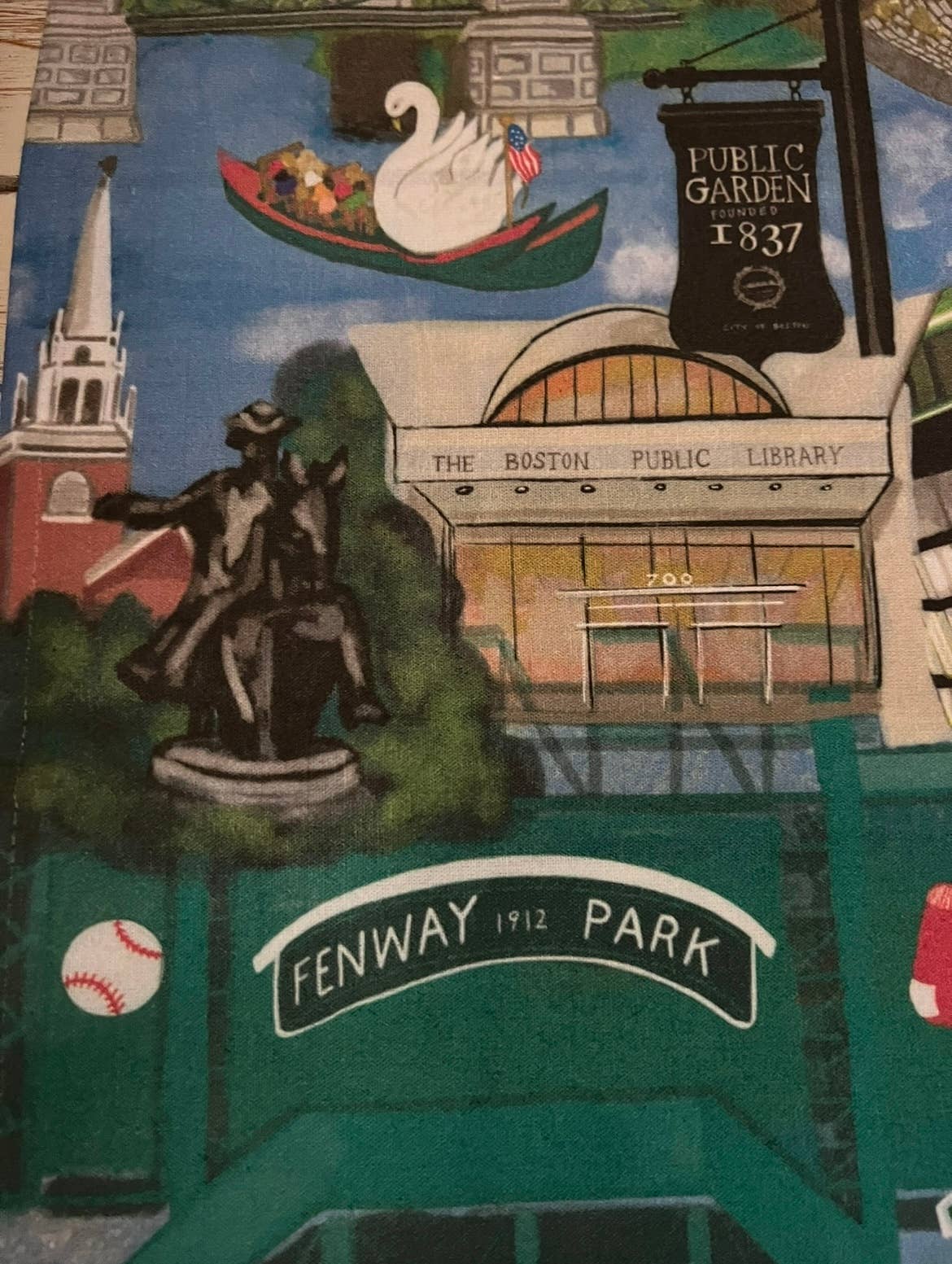 Domesticadence - Wholesale Tea Towel - Hand-Drawn Boston, MA Sites Dish / Tea Towels 6