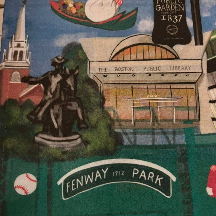 Domesticadence - Wholesale Tea Towel - Hand-Drawn Boston, MA Sites Dish / Tea Towels 6