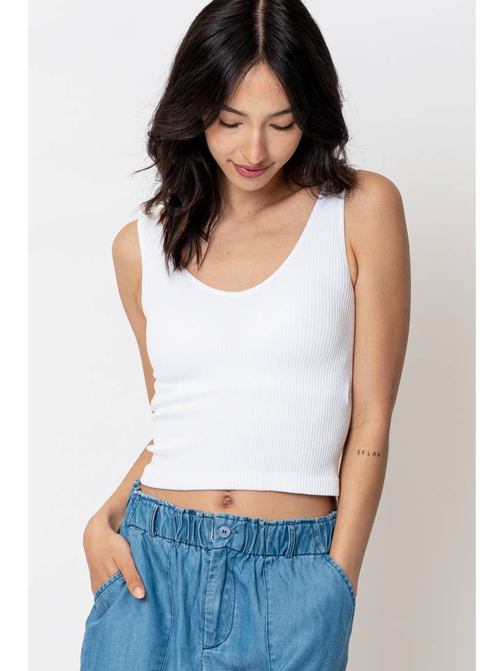 En Crème - Wholesale Tank Top - Women's - Padded Bra Top Tank Top12