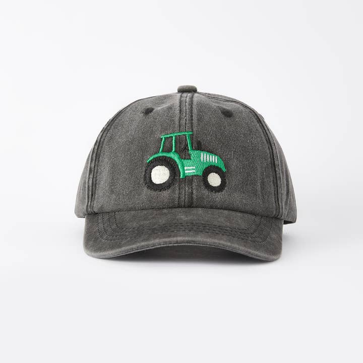 Auraquise - Wholesale Baseball Cap - Kids - Kid's Green Tractor Embroidered Baseball Cap6