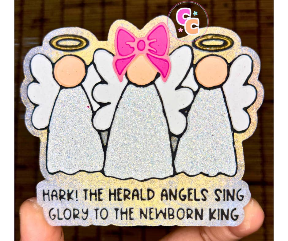 Crafting Cleveland - Wholesale Air Freshener - Hark! The Herald Freshie | Car Air Freshener | Christmas