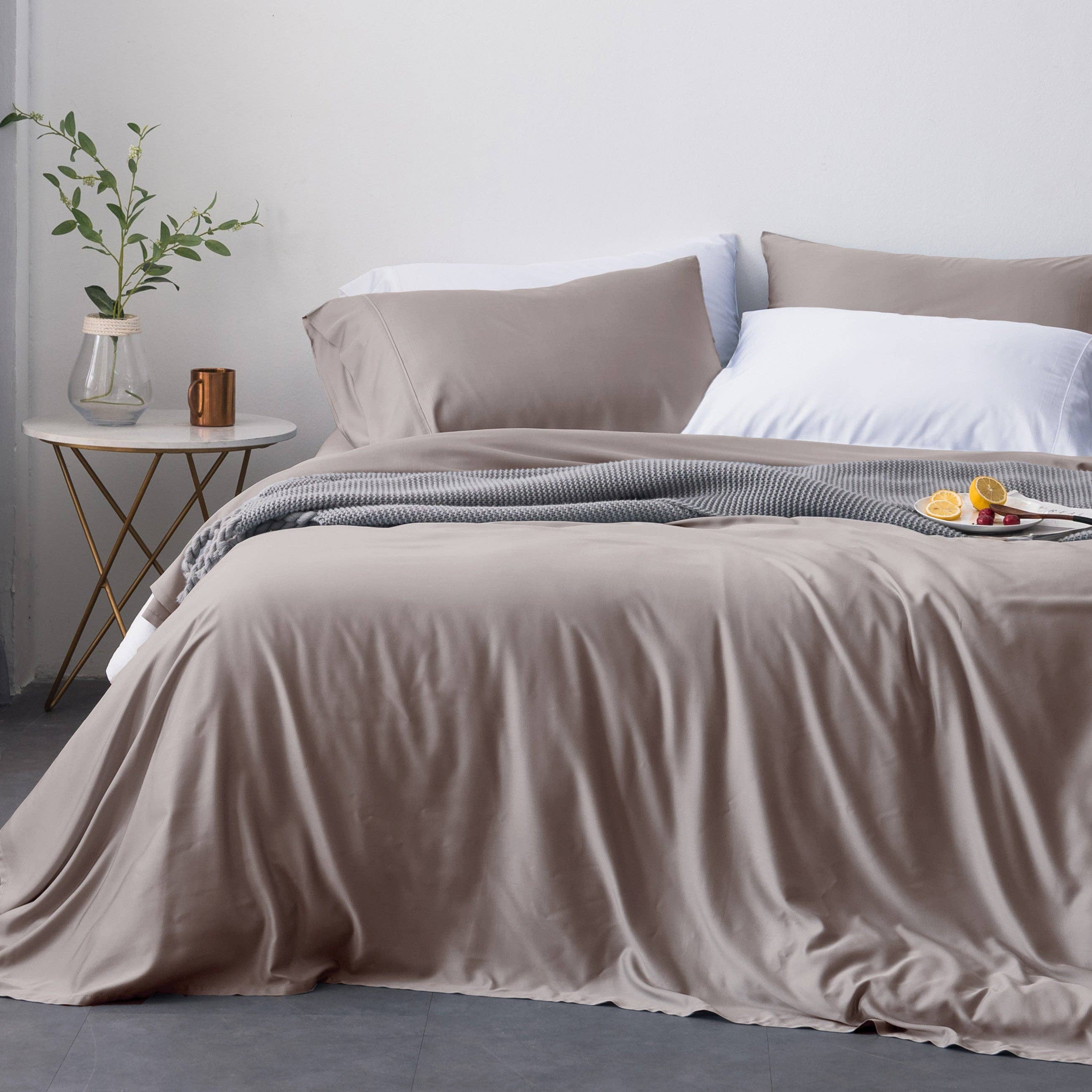 Oasis Fine Linens - Vente Parures de lit - Draps de la collection Island Bamboo en rayonne de bambou5