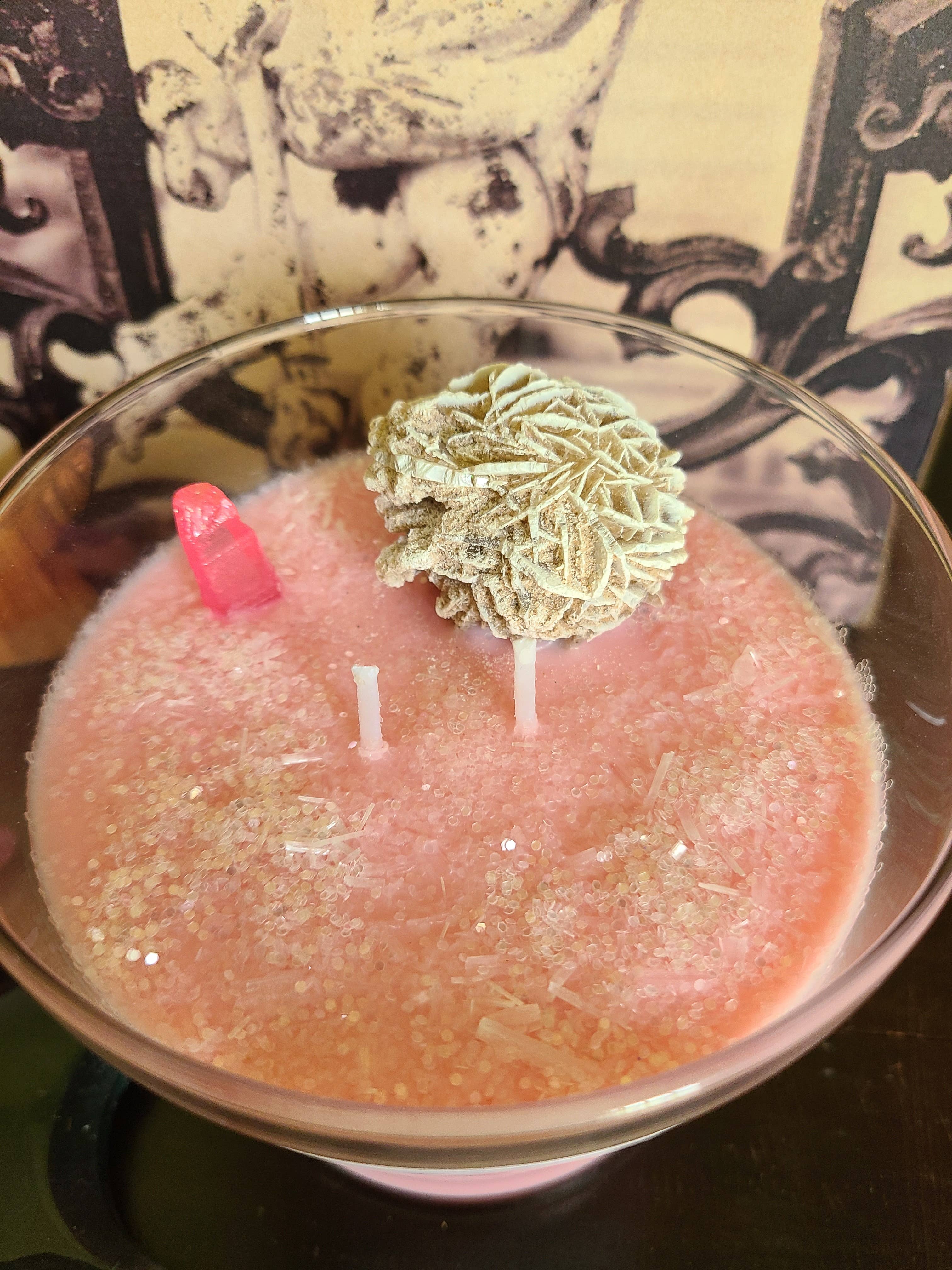 Starstruck Candles - Wholesale Jar/Filled Candle - Angel Guidance Crystal Intention candle6