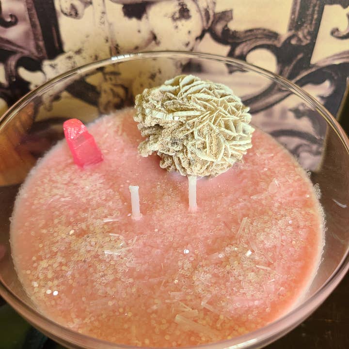 Starstruck Candles - Wholesale Jar/Filled Candle - Angel Guidance Crystal Intention candle6