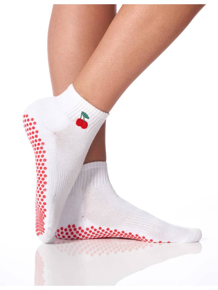LUCKY HONEY - Wholesale Socks - Women's - The Harlow Sock Cherries