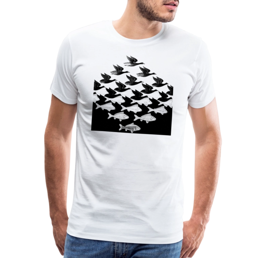 Art-O-Rama Shop - Wholesale T-Shirt (Graphic) - Unisex - MC Escher Sky and Water I Art T-Shirt1