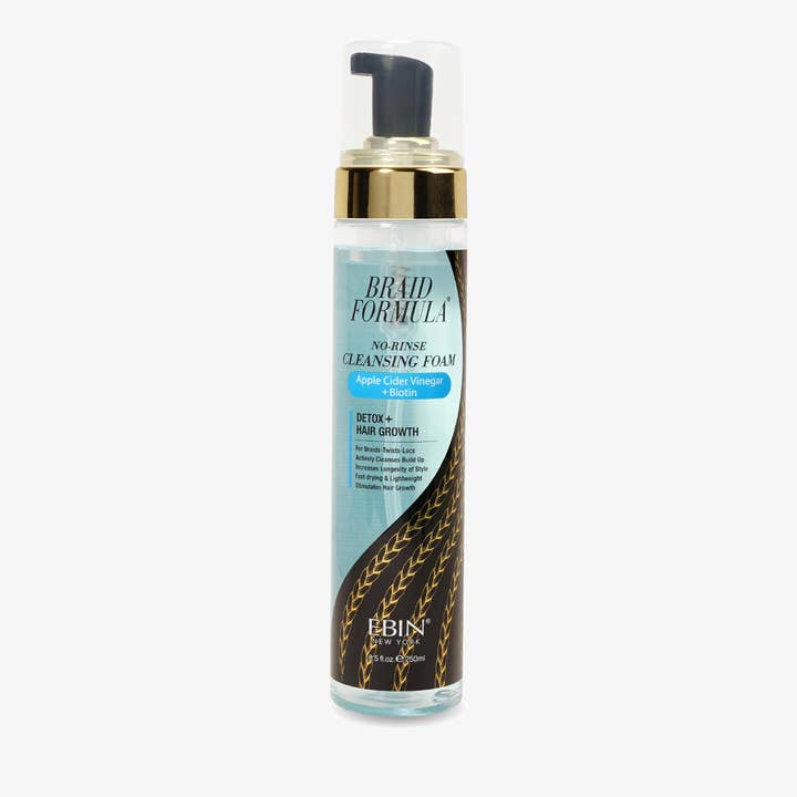 Mousse nettoyante sans rinçage Braid Formula - 8,5 oz (250 ml) pour la vente par EBIN NEW YORK