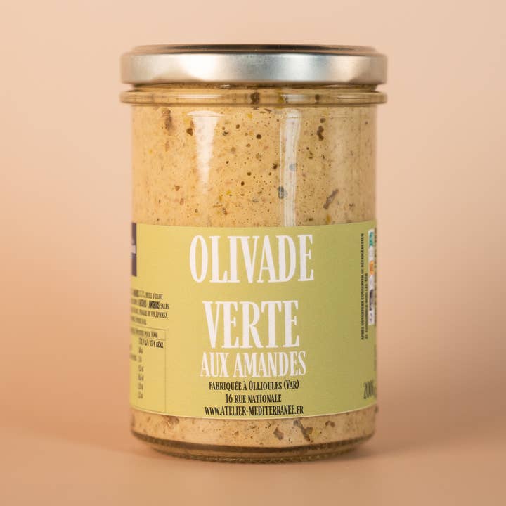 Artisanal almond olive spread - 200g for wholesale by Maison Jonquier