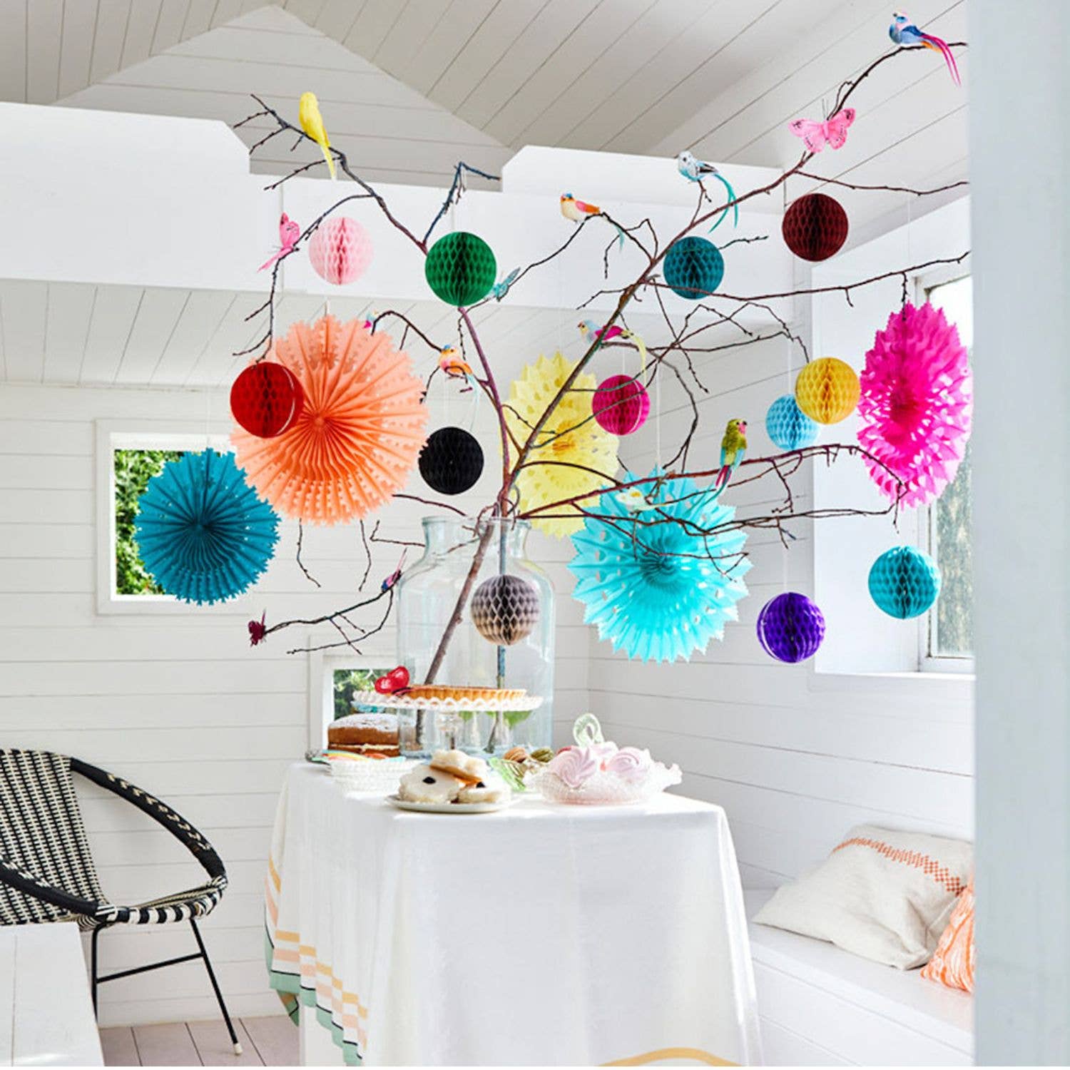 Petra Boase Ltd (US Duties Paid) – Engroshandel Papir/servietvifte – Rød papirvifte - pakke med 6 stk.3