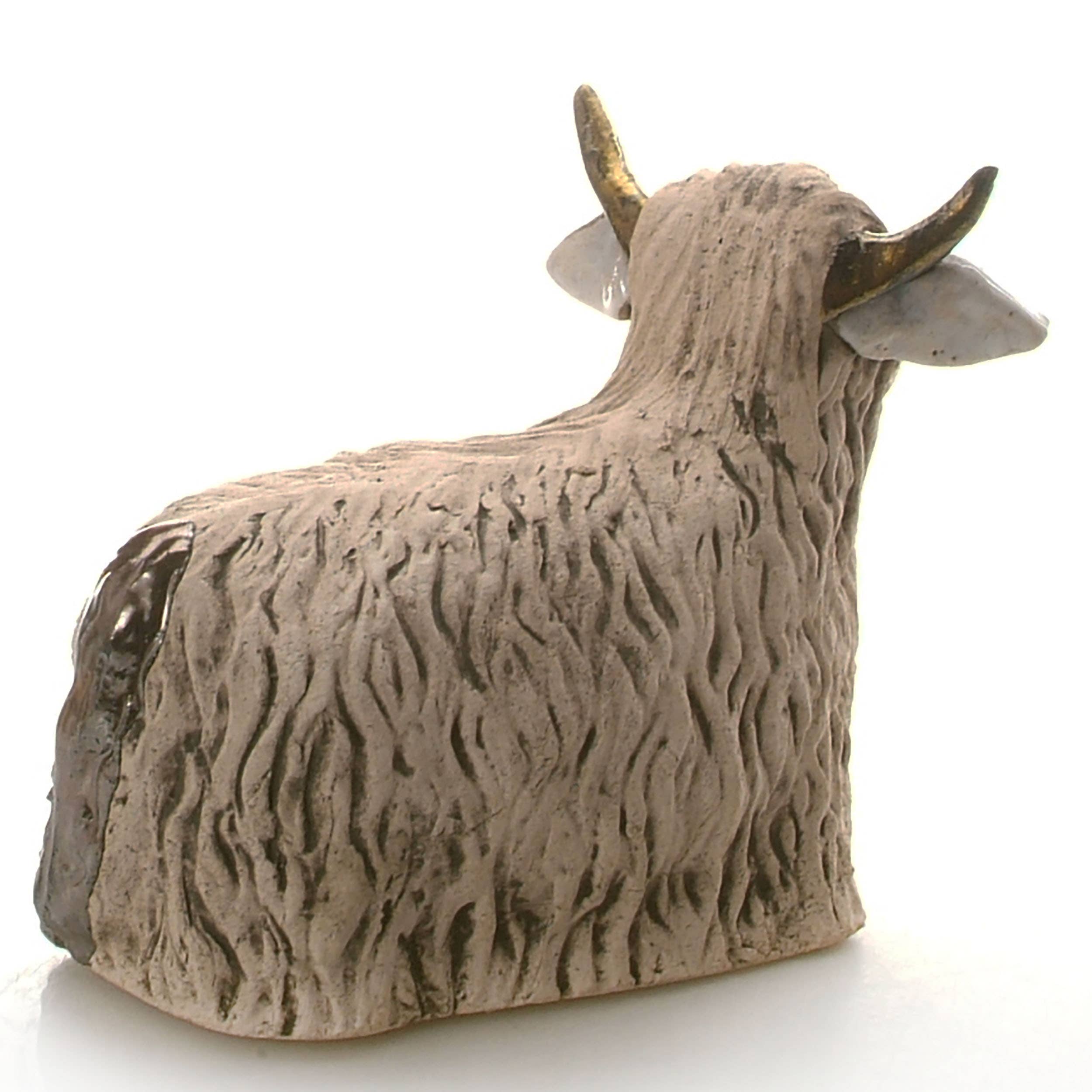 Enigma Supplies – wholesale Dekorativ statyett – Ko med blomma keramisk figur | Olika färger17