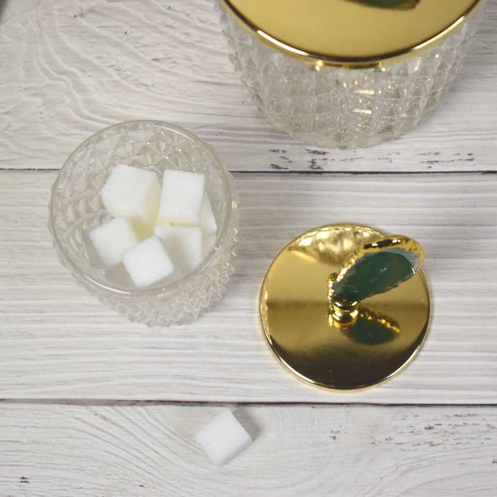 PIETRA DI CASA – wholesale Decorative box – Glass Box MOMI Green| Home Decor| Gift4