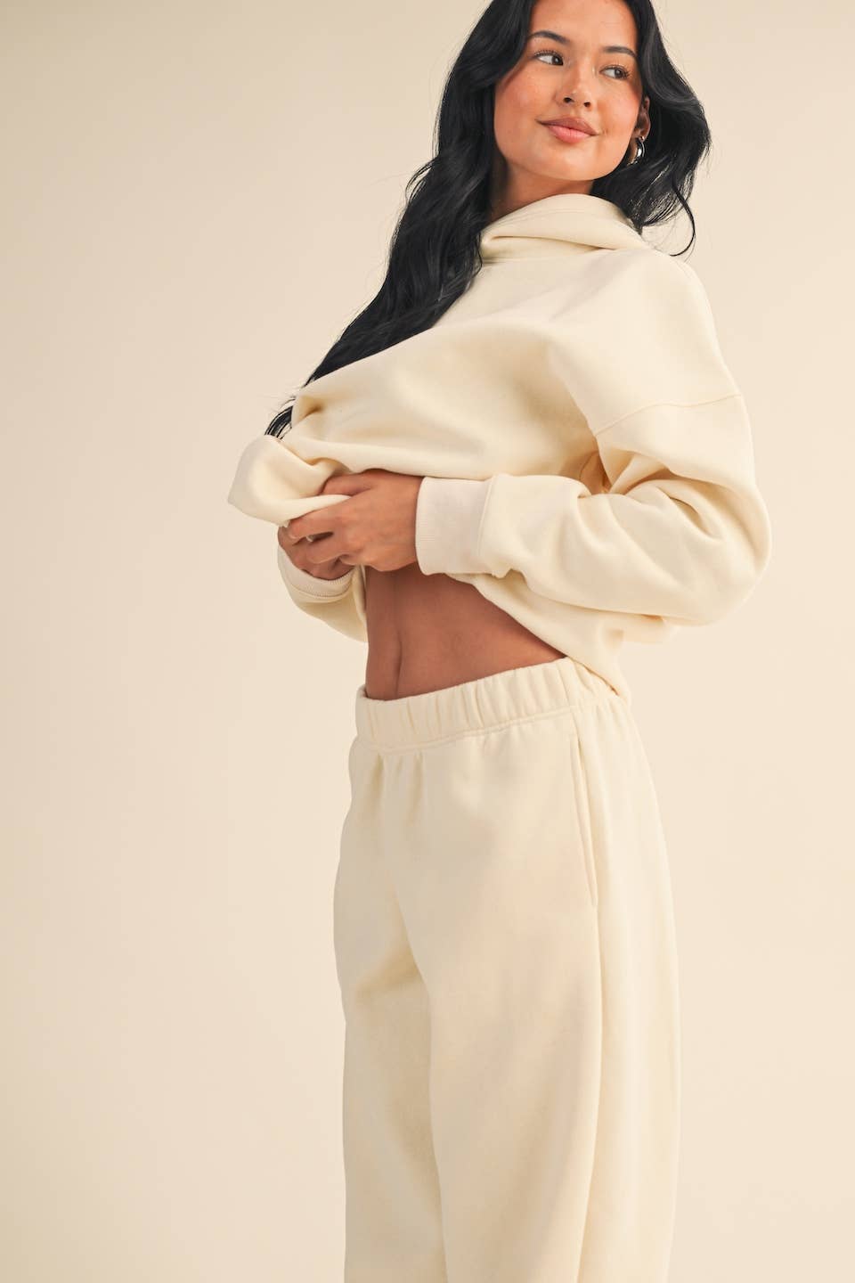 KIMBERLY C – Engroshandel Hoodie – Kvinder – Cozy Fleece oversize pullover hættetrøje42