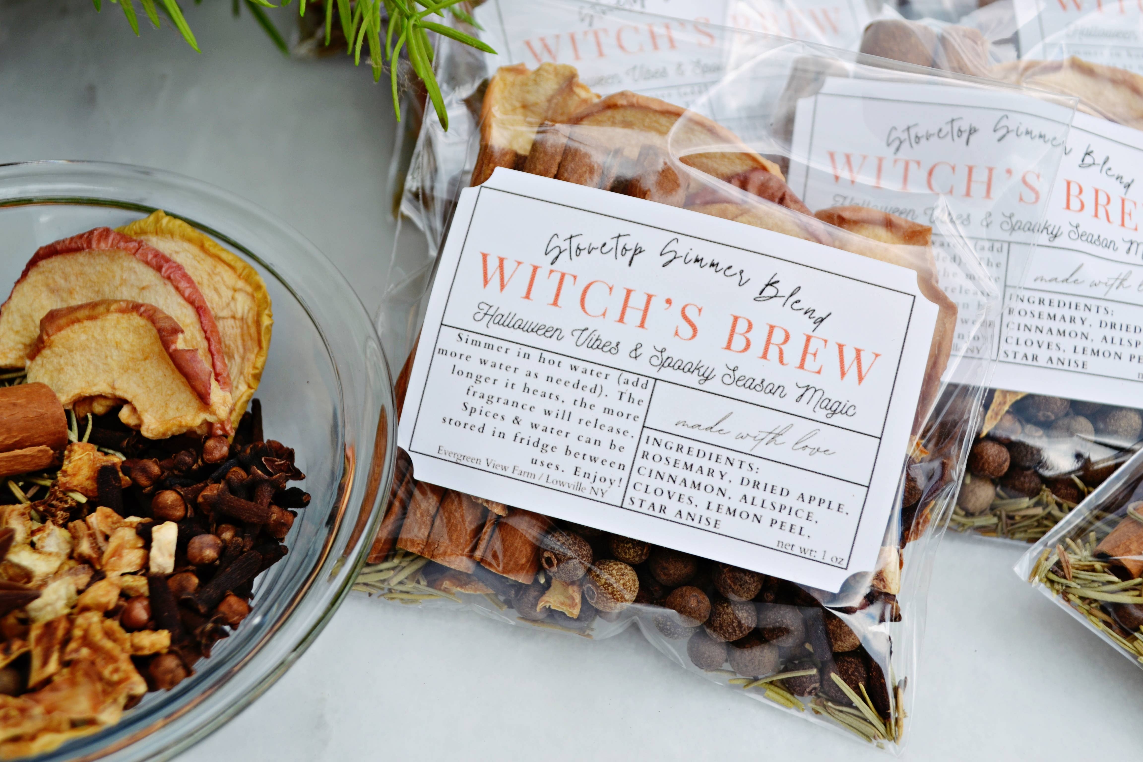 Evergreen View Farm - Wholesale Potpourri - Witch's Brew Autumn Fall Halloween Simmer Stovetop Spices17
