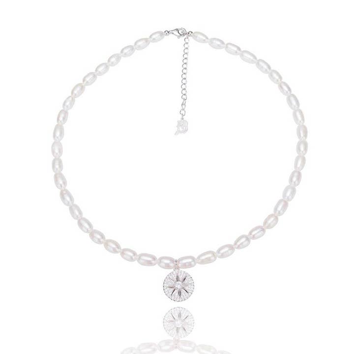 New Yorker Freshwater Pearl Necklace WN00141 for wholesale by PEARLY LUSTRE