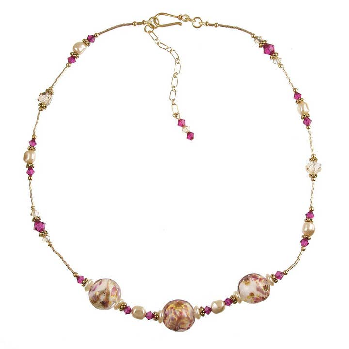 Collier SN-35 Portofino rose pour la vente par Andrea Menghetti
