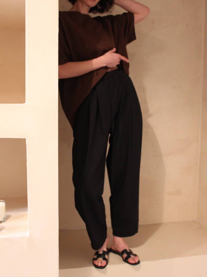 Na Nin - Wholesale Pants - Women's - Lena Raw Silk Pant4