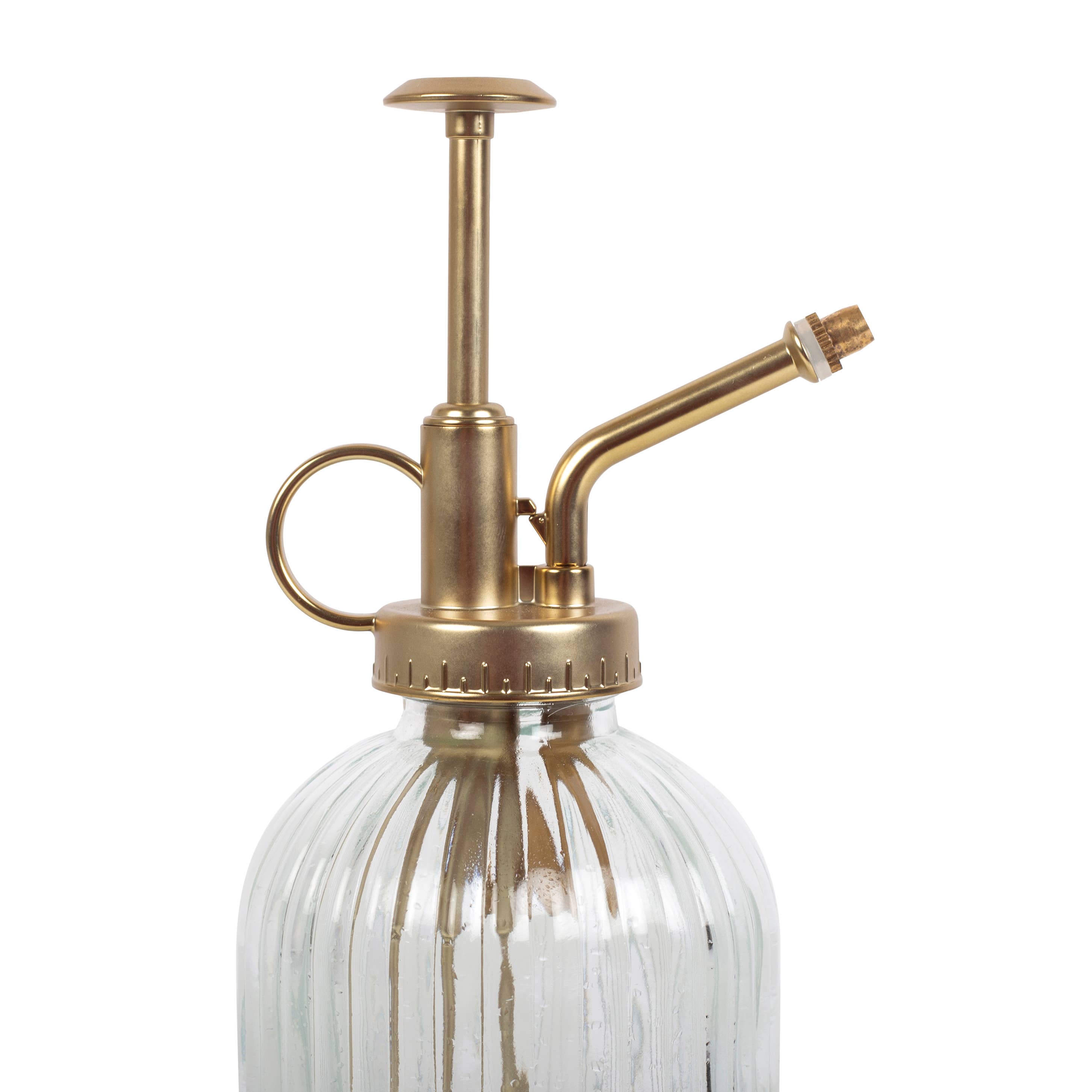 Nibble Distributors Ltd - Wholesale Plant mister - Springtime glass ribbed plant mister1