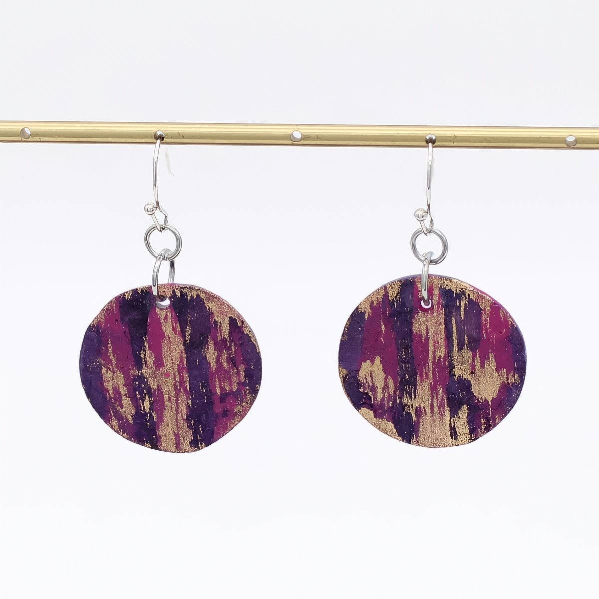 Sylca Designs - Wholesale Dangle Earrings - Purple Evening Maren Earrings0