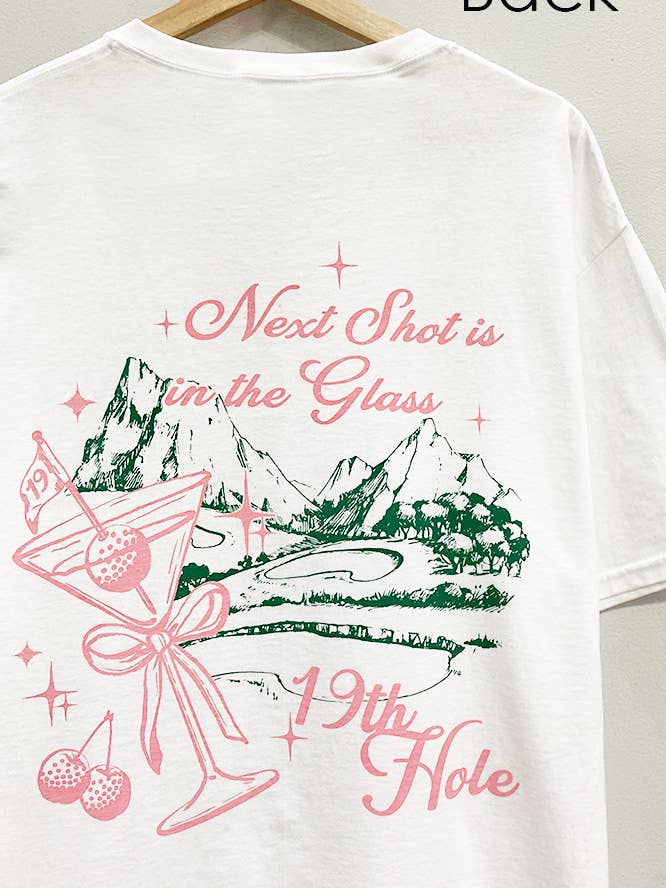 White Golf-Tini Front and Back Tee for wholesale on Faire