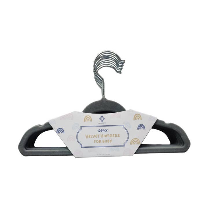 Concepts In Time - Wholesale Clothes hangers - Concepts 10pk Baby Closet Hangers – Durable & Adorable5