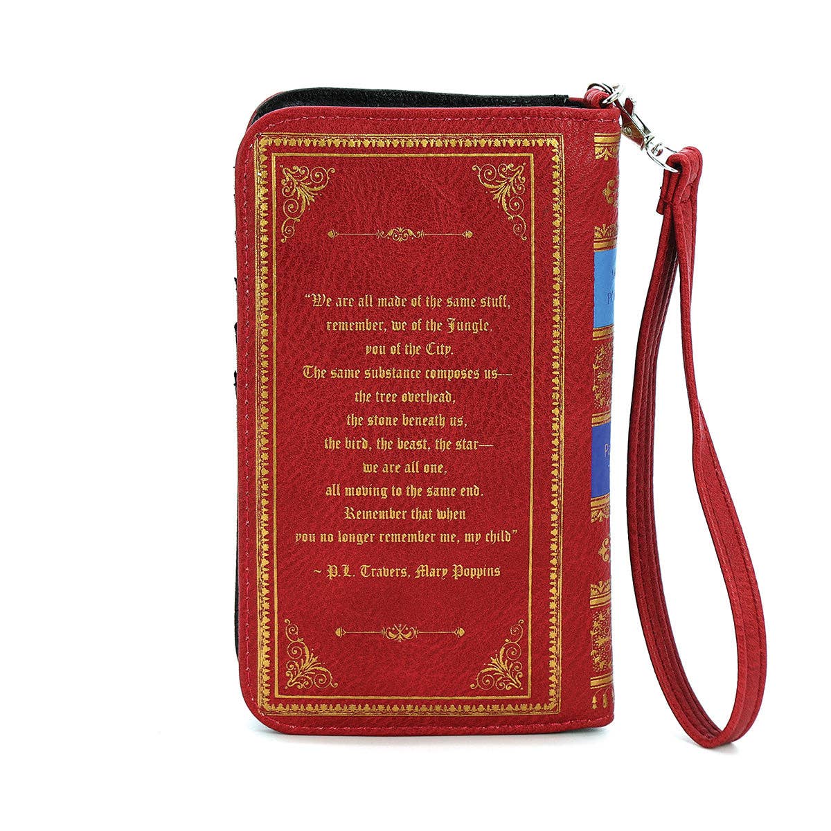 Red MARY POPPINS BOOK WALLET IN VINYL for wholesale on Faire2