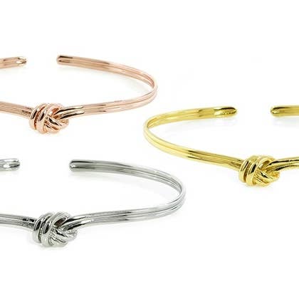SimpleNGreat - Wholesale Cuff Bracelet - Knot Alone Bangle Bracelet3