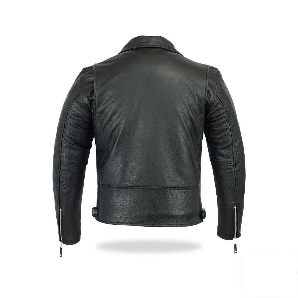 Tackfield - Wholesale Leather Jacket - Men's - Brando Men's Heavy Duty Jacket Premium Cow Milled Leather5