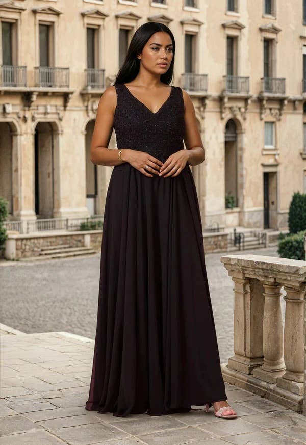 Kos Couture - Wholesale Gown - Women's - Long Formal Party Dress Plus Size Evening Gown1
