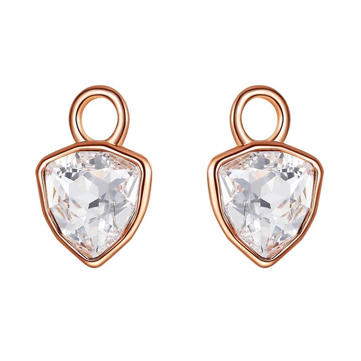 Trillion Mini Mix Hoop Earring Charms made with |2-4018-ACLR for wholesale by My Jewellery Story