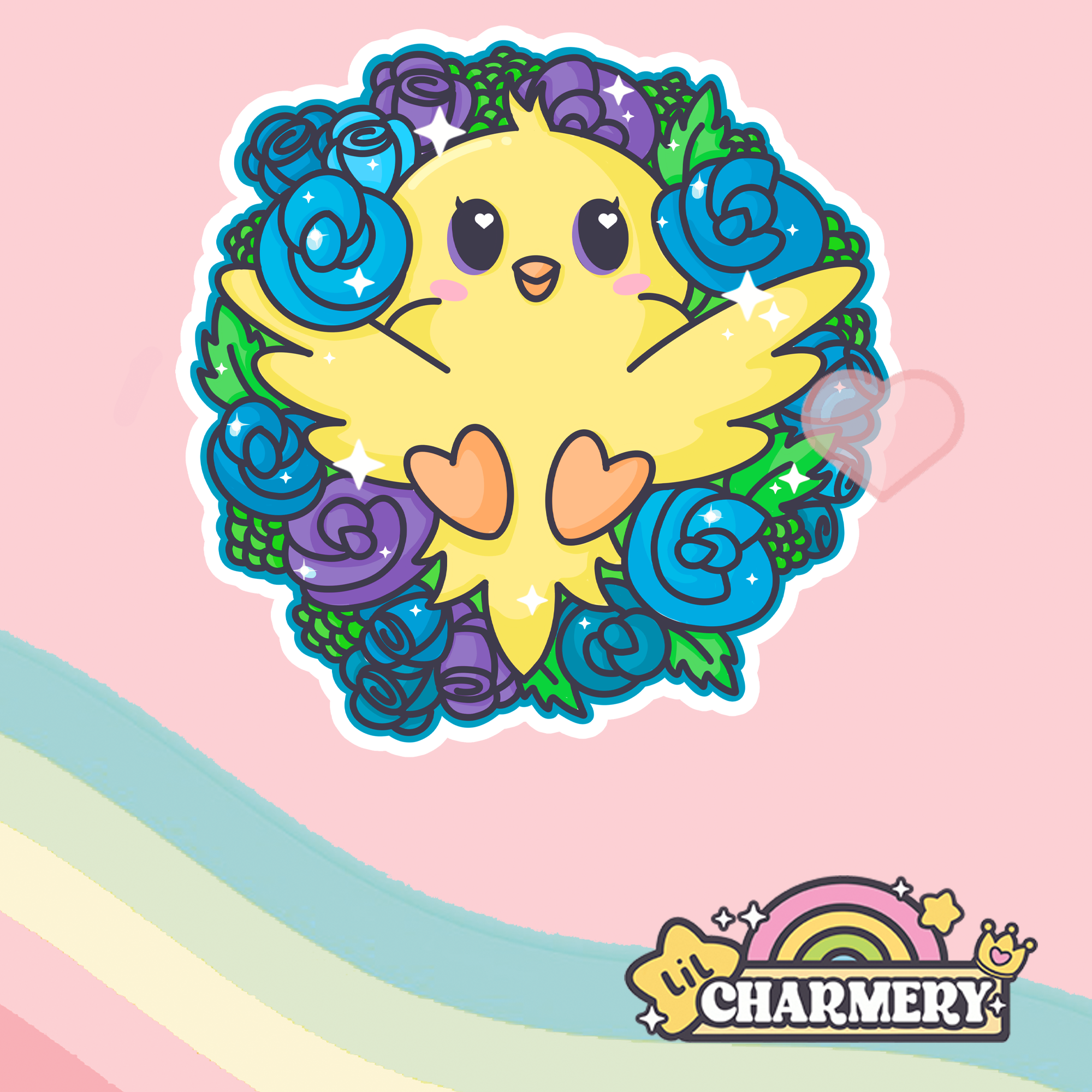 Lil Charmery - Wholesale Sticker - Spring Canary Sticker2