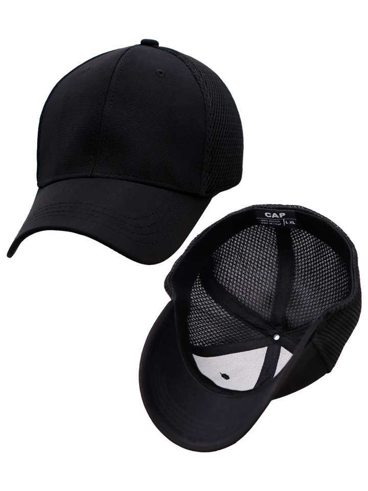 Flex Fit Breathable Mesh Padded Baseball Cap for wholesale by Cap Zone