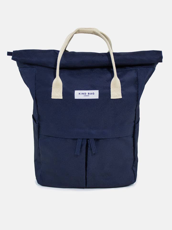 Marineblauw | Rugzak „Hackney” 2.0 | Medium voor wholesale door Kind Bag