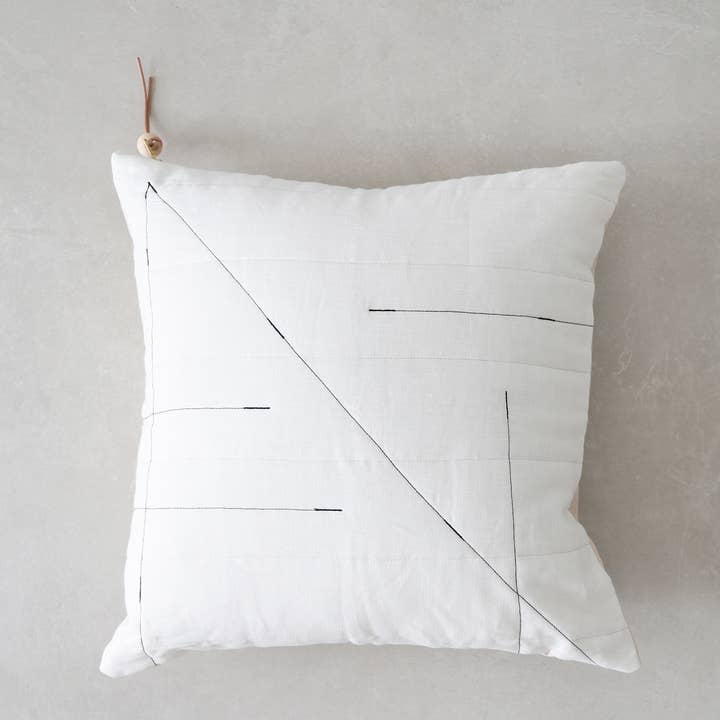Celina Mancurti, LLC - Wholesale Throw/Decorative Pillow - Vida Floor Linen Pillow- 3 sizes0