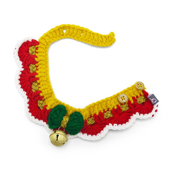 Dogo Pet - Wholesale Pet collar – Dog - Jingle Bell Crochet Collar Scarf4