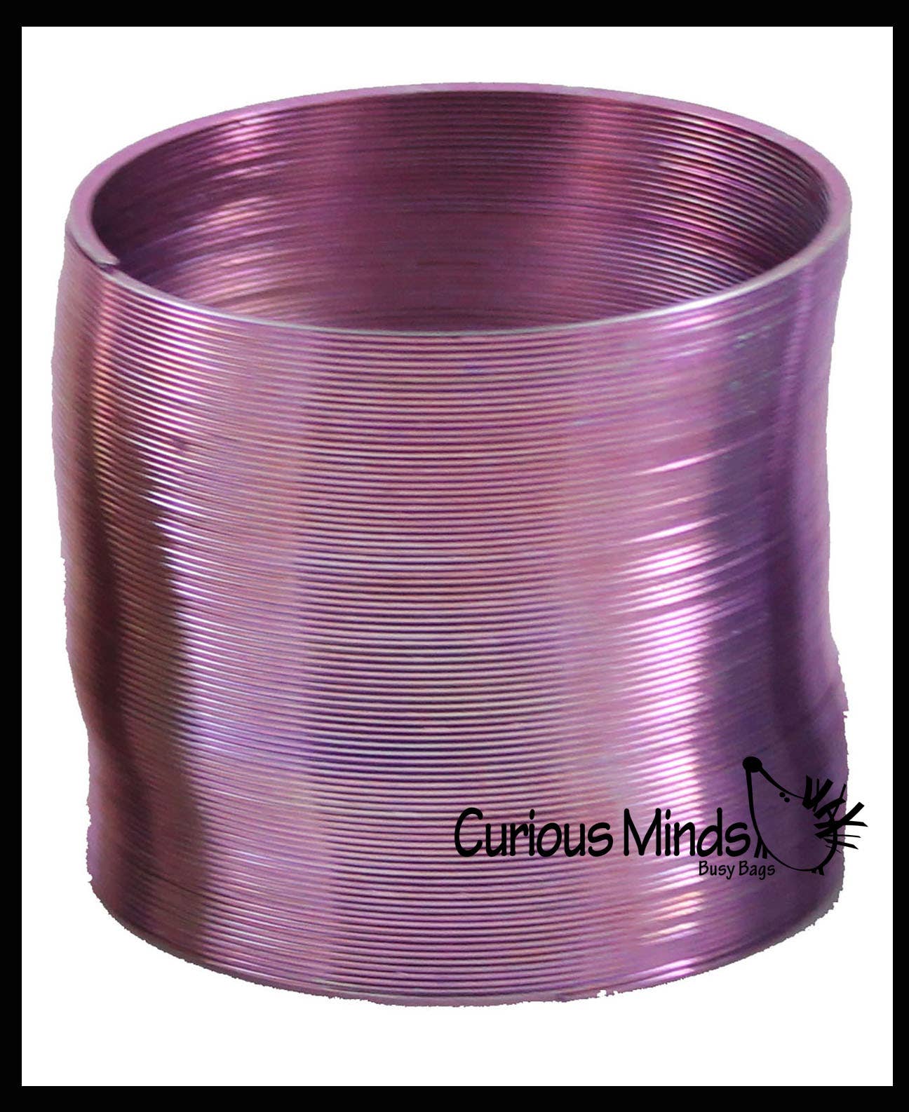 Curious Minds Toys - Vente Fidget/jouet anti-stress – enfant - Jouet ressort magique en métal coloré 6 cm - Fidget sensoriel7