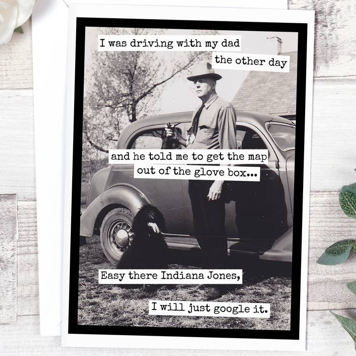 Stavo guidando con mio padre l'altro giorno e mi ha detto... per la vendita all'ingrosso da parte di Raven's Rest Studio