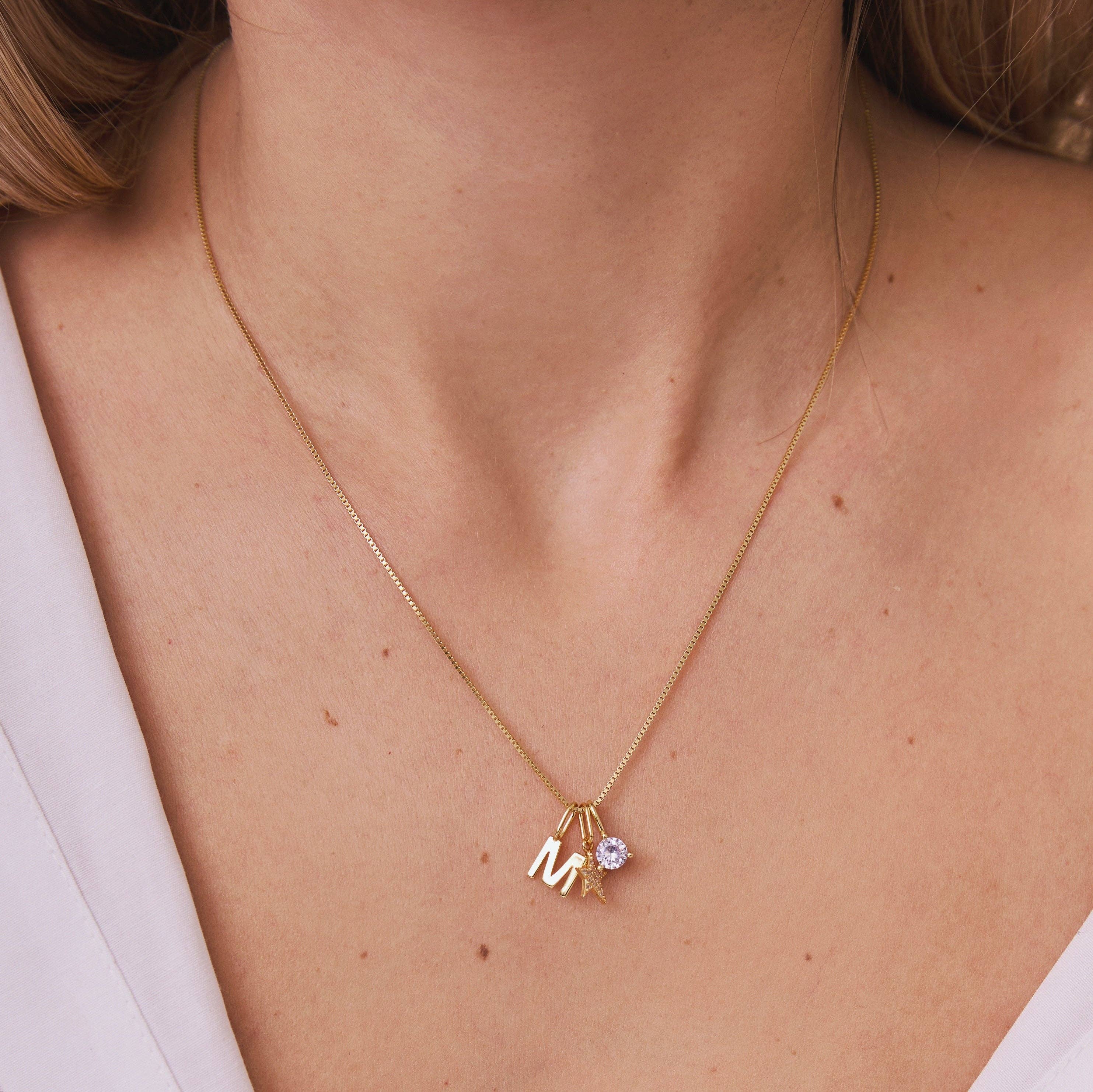 fyb jewelry - Vente Colliers à pendentif - CONSTRUCTEUR DE COLLIER À CHARME PERSONNALISÉ1