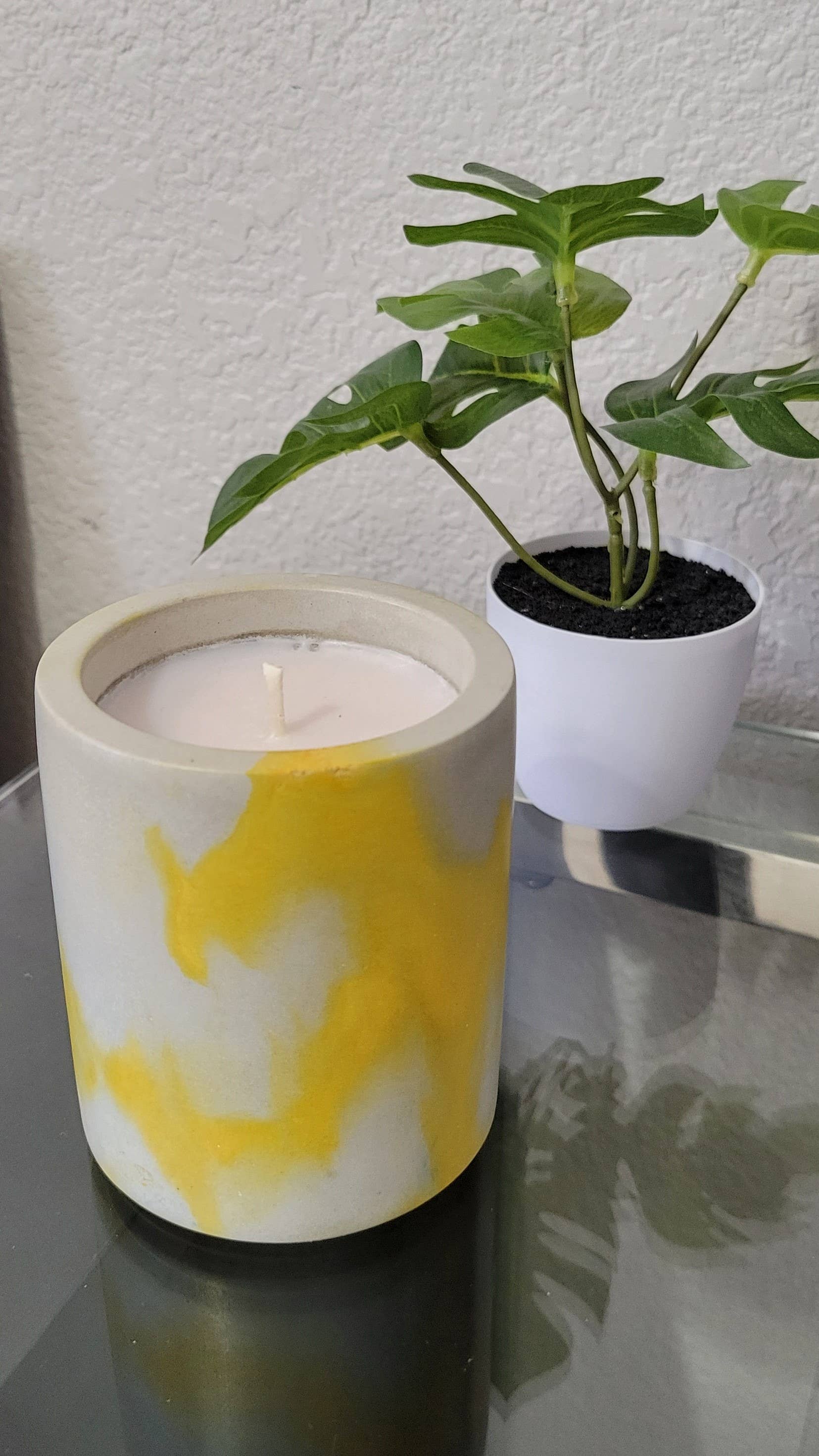 Body and Soul Candle - Wholesale Jar/Filled Candle - Concrete Candle1