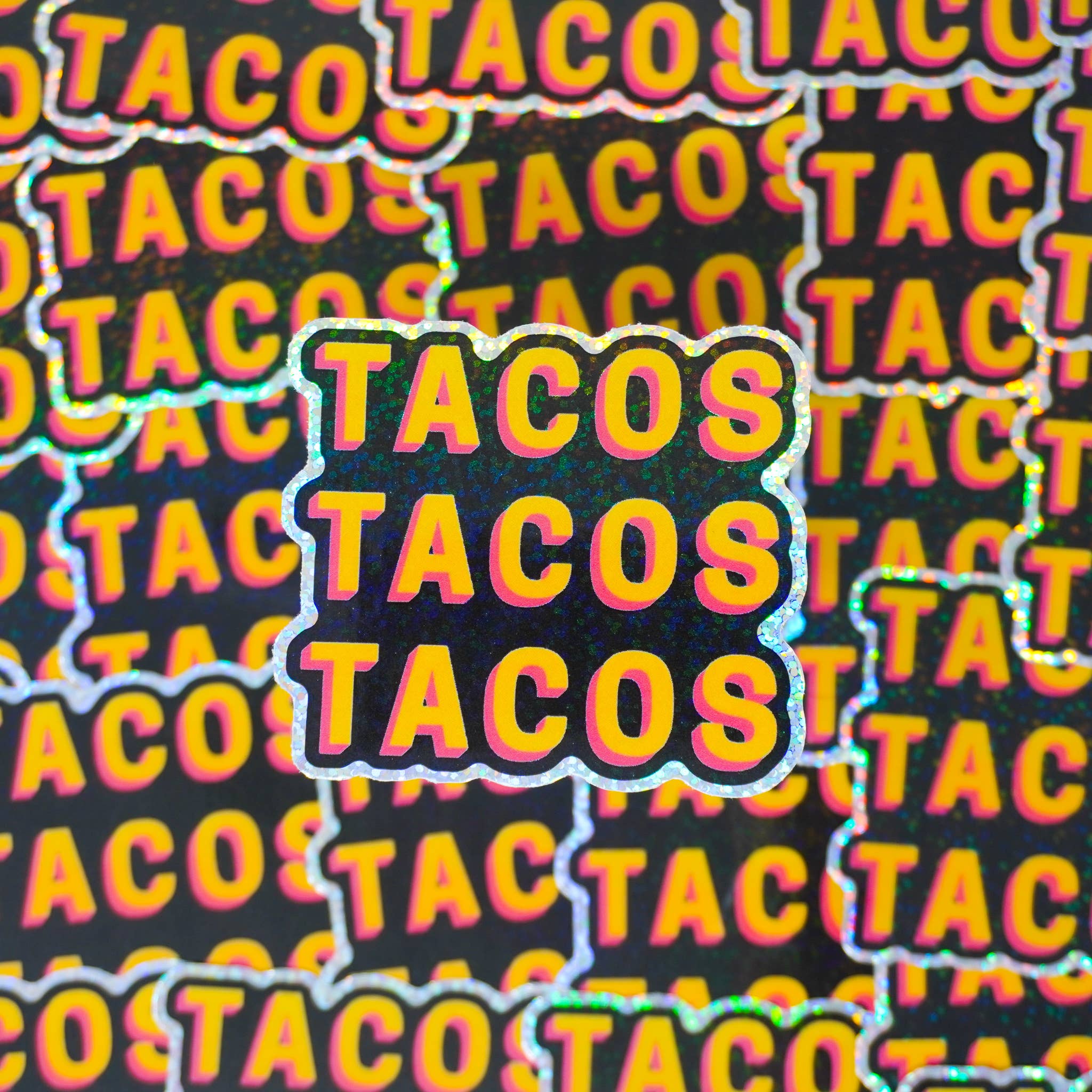 PARTIMEWORKS – wholesale Klistermärke – TACOS 3" klistermärke10