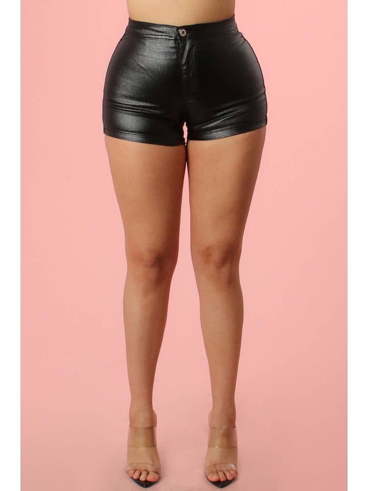 JBLA FASHION - Wholesale Shorts - Women's - 3049-METALLIC FEVER SHORT PANT