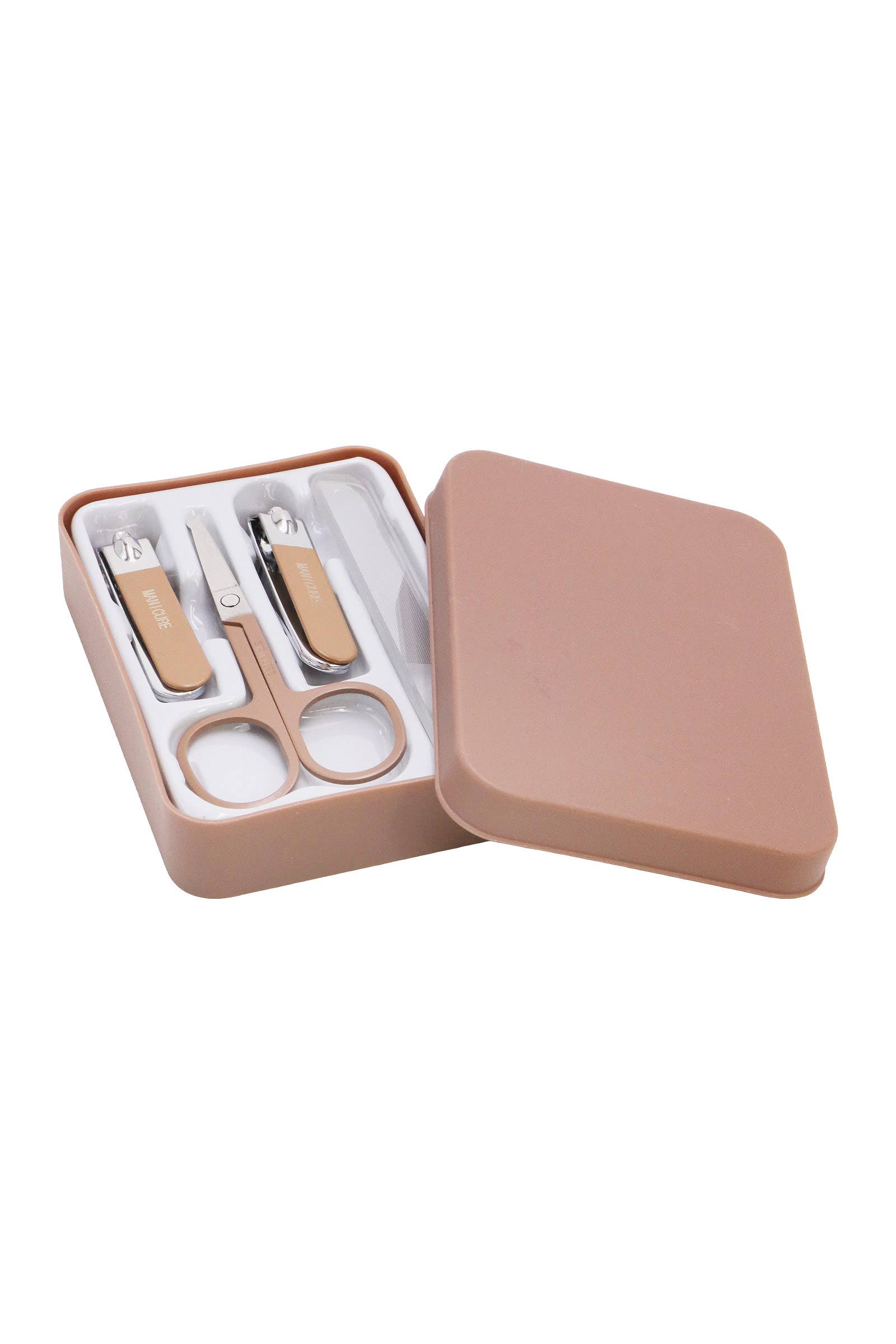 Cap Zone - Wholesale Nailcare Set - 4 Pcs Matte Stainless Steel Nailcare Set5