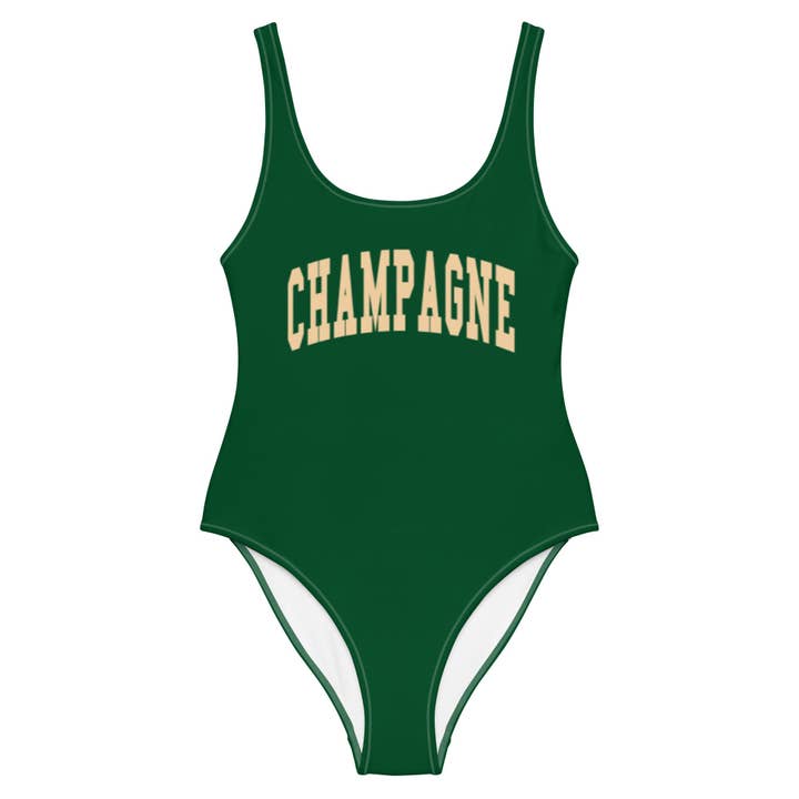The Refined Spirit - Wholesale One Piece Swimsuit - Women's - Champagne - Swimsuit