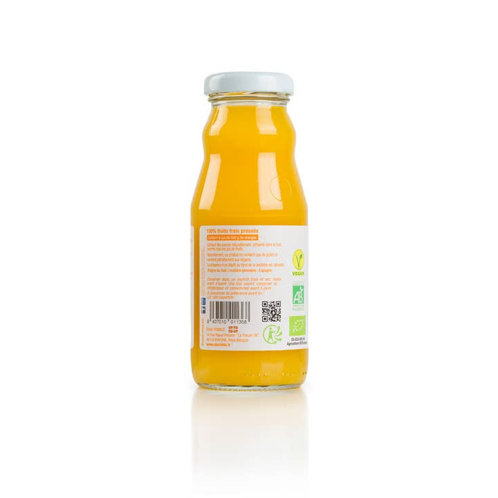 ekolo - Wholesale Fruit Juice - Organic Orange Juice, 100% squeezed, 12 units x 200 ml.5