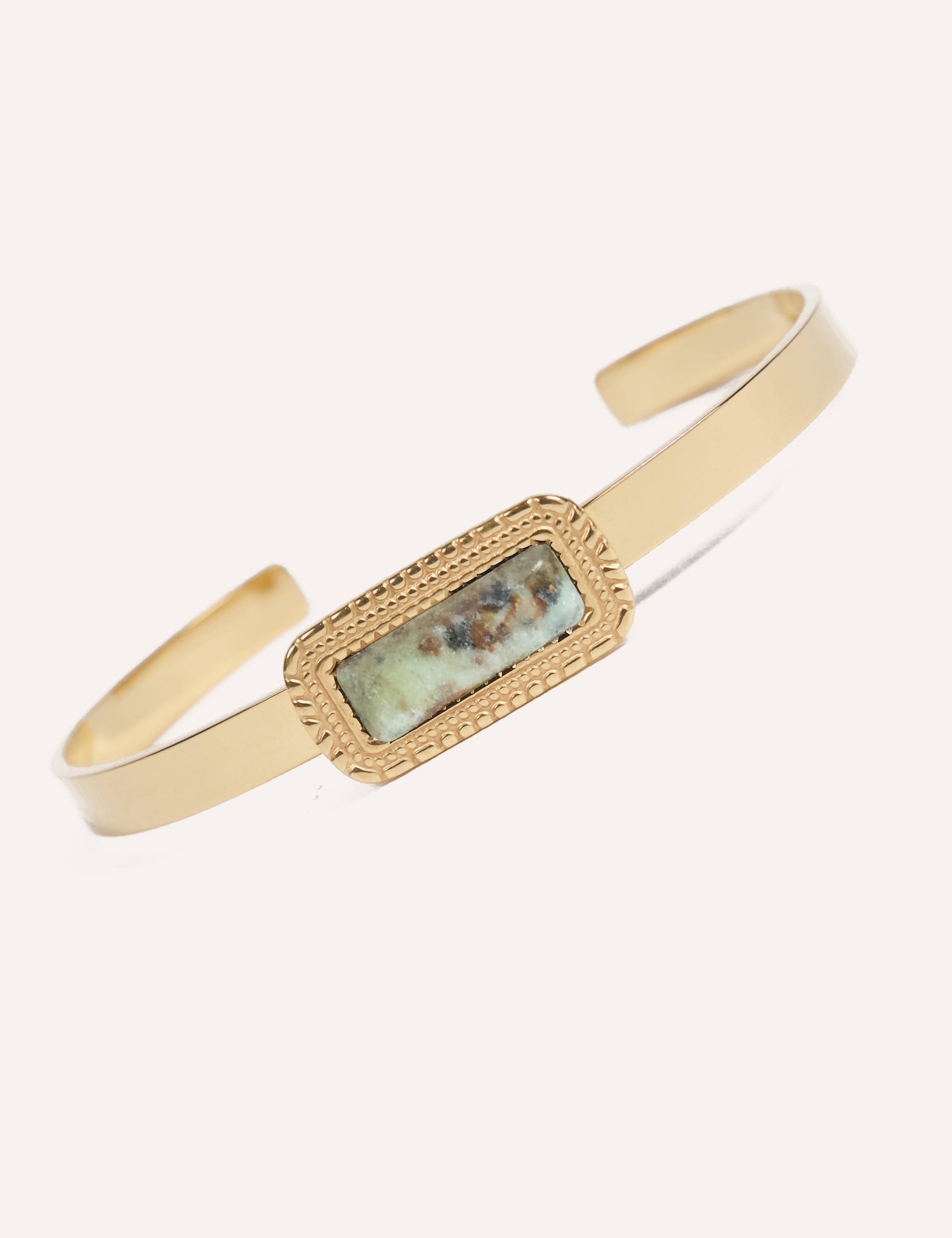 Cassette Barcelona - Wholesale Cuff Bracelet - Mose Bohem Bracelet w Mineral Stones