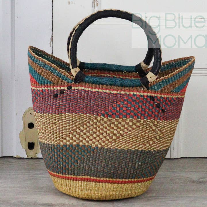 Big Blue Moma - Wholesale Grocery/Shopping Bag - U Shopper Large - Traditional Palette18