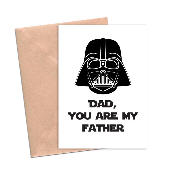 Dad You're My Father Funny Dad Father Card for wholesale by Crimson and Clover Studio
